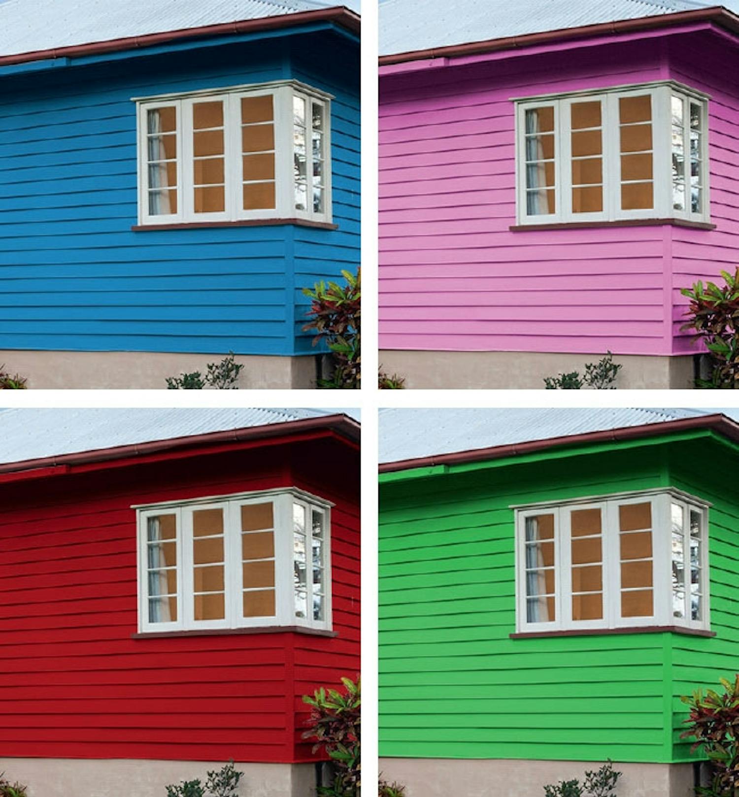 Talon värin valinta Talon väri sovellus